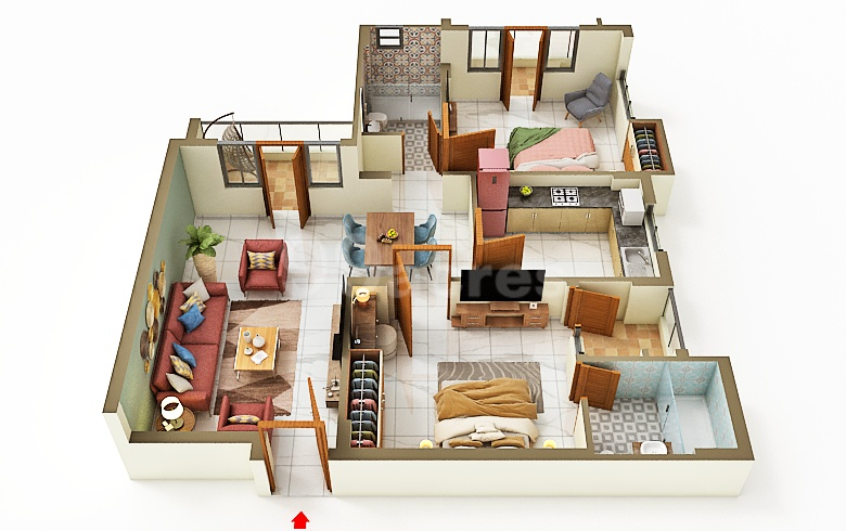 2bhk-flatapartment-neelkanth-dreamz-big-0
